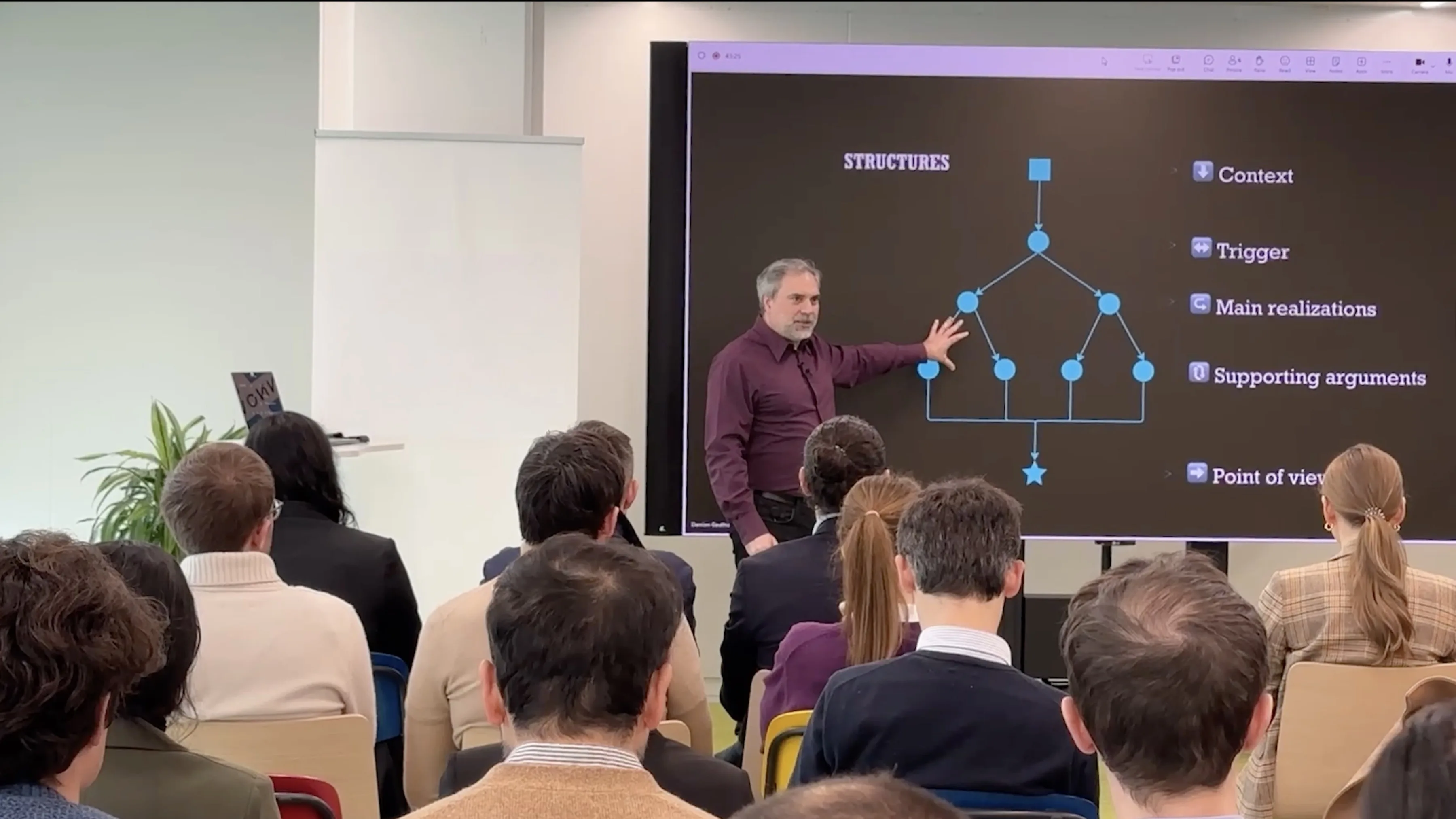 Damien Gauthier teaching the IS Method at a masterclass
