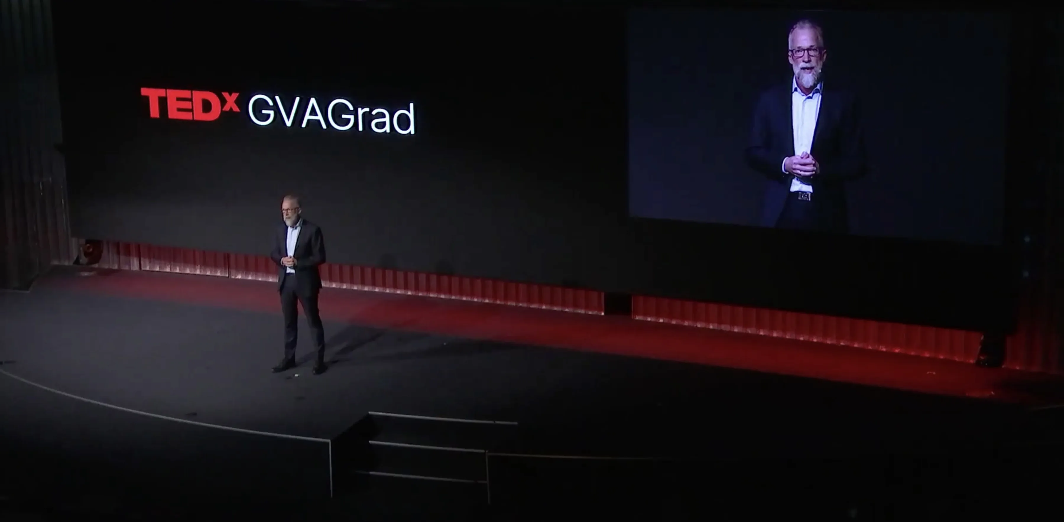 TEDxLausanne 2024 speaker on stage